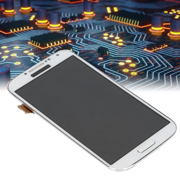 Skjermutskiftning LCD-skjerm Berøringsskjerm Digitizer Montering for Samsung Galaxy S4 Hvit