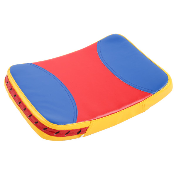 Taekwondo Grasp Horisontell bågformad bröstmål Sanda tränings sidokick pad (liten trefärgad)