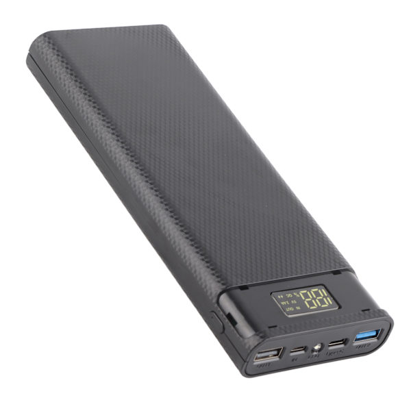 Snabbladdningsversion 8x18650 Power Bank Case USB DIY Kit Skal Batterihållare Laddningsbox