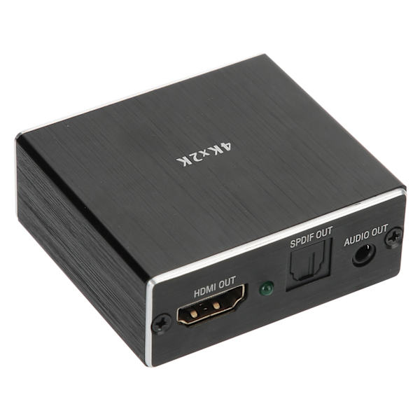 4K X 2K Ljudextrator för HDMI SPDIF 3,5 mm Stereo Ljudextrator Konverter Ljuddelare