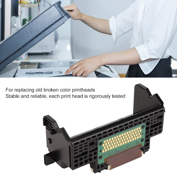 Farveprinterhoved Printer Stabil Pålidelig Printerhoved Udskiftning med Beskyttende Dæksel til MG6130 MG6180 MG6280 MG6230 QY6 0078