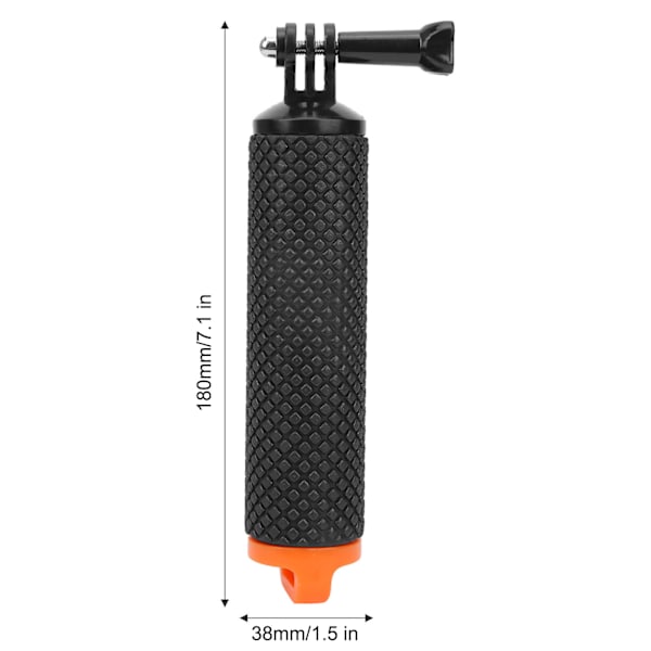Vedenpitävä kelluva käsikahva sukellusselfiekeppi Monopod OSMO ACTIONille GOPRO 9Oranssi