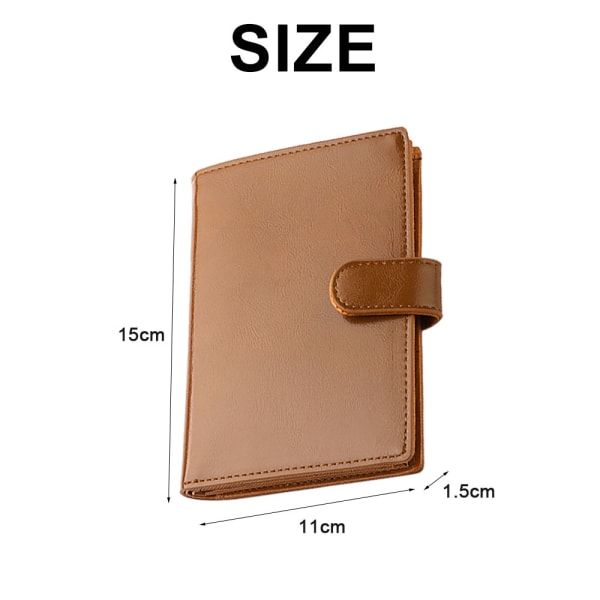 1PCs Driver's License Card Bag Money Clip Male Large Capacity Multifunctional Passport Bag Passport Clip