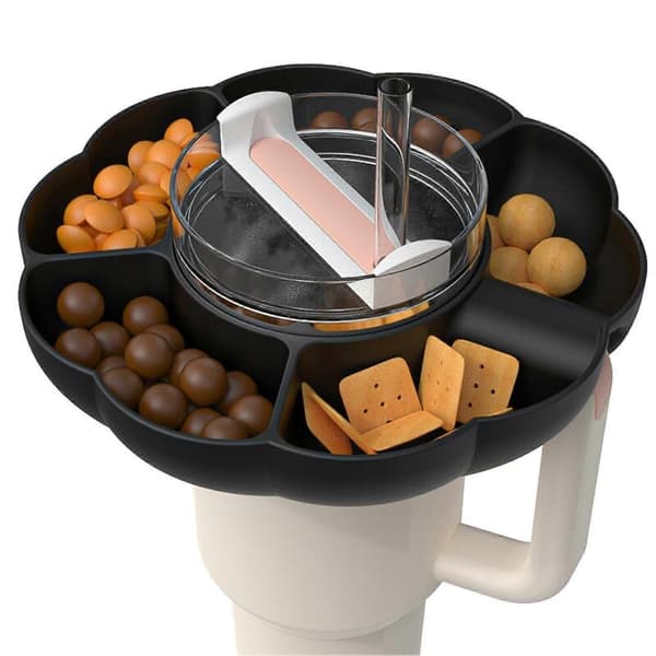GETIT Silikonskål för snacks, snacksskål, snackbricka kompatibel med 40 Oz
