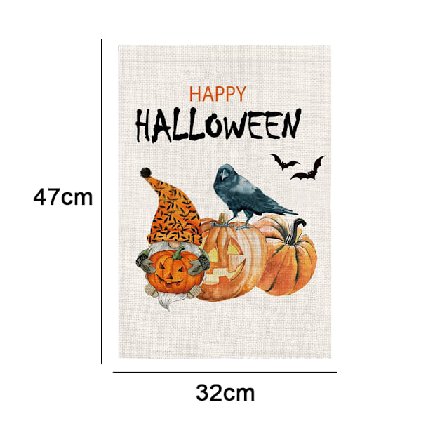 Trick or Treat trädgårdsflagga vertikal