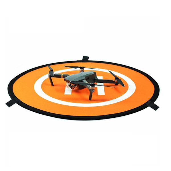 Drone Landing Pad 75cm Diameter Rund Vandtæt Foldbar Letvægts Dobbeltsidet Drone Parkeringsplads Pad