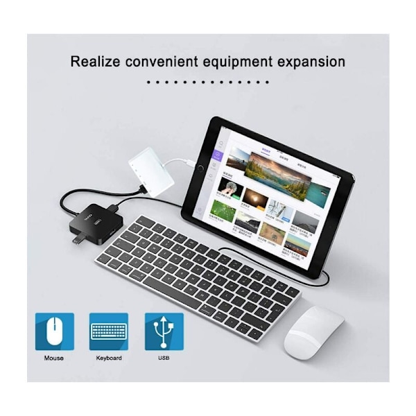 MFi-certifierad digital AV-adapter, Lightning till HDMI för Full HD-skärm, stöder flera enheter från iPhone 12 till 14-serien, Plug and Play
