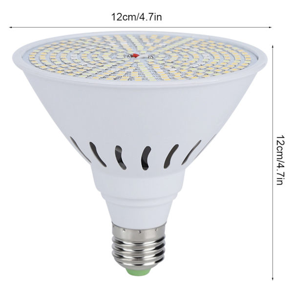 E27 10W 290LED siru kasvien kasvatusvalo 660nm punaisella valolla