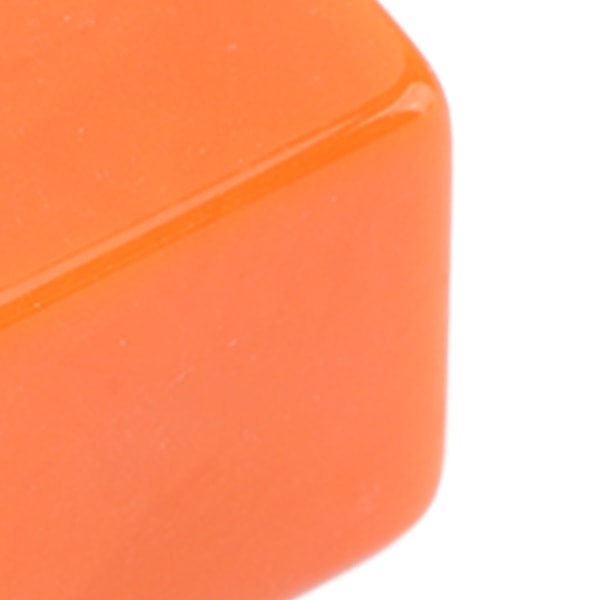 6 stk. tomme terninger DIY ubehandlede terninger blokke undervisning fest puslespil 6-sidede terninger plastik terninger orange