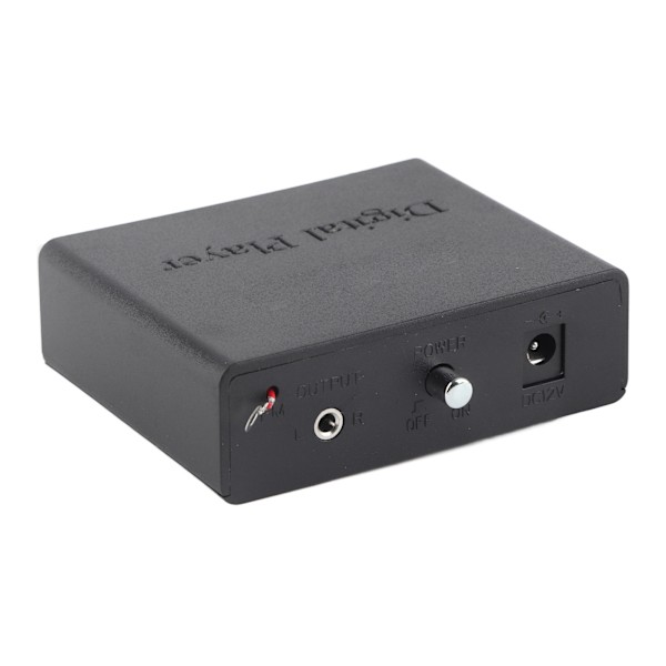 Hi-Fi Audio Powerforstærker MP3 Dekodningsafspiller med Fjernbetjening USB 2.0 (Sort)
