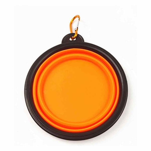 Reseskål för hund, lätt att rengöra, hopfällbar design, utrymmeseffektiv för små till medelstora hundar katter och andra husdjur, bärbara &amp; hopfällbara skålar (Set