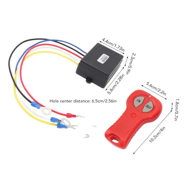 Trådlös vinsch fjärrkontroll kit DC12V 24V effektivt snabbt svar hög säkerhet för lastbil ATV SUV