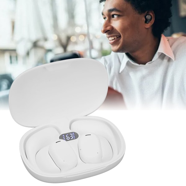 Langattomat kääntäjäkuulokkeet Bluetooth 5.1 Käännösnappikuulokkeet 74 kieltä 70 aksenttia Kääntäjälaite sovelluksella musiikkipuhelulle Valkoinen
