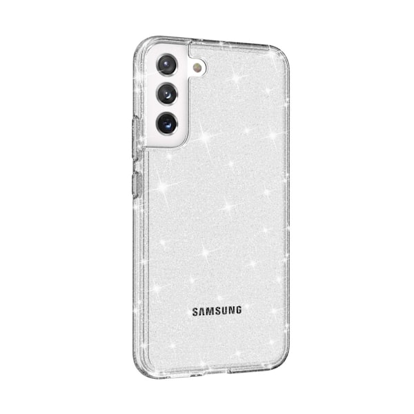 Transparent-glitrende beskyttelse til Samsung Galaxy S22 - Robust og elegant design