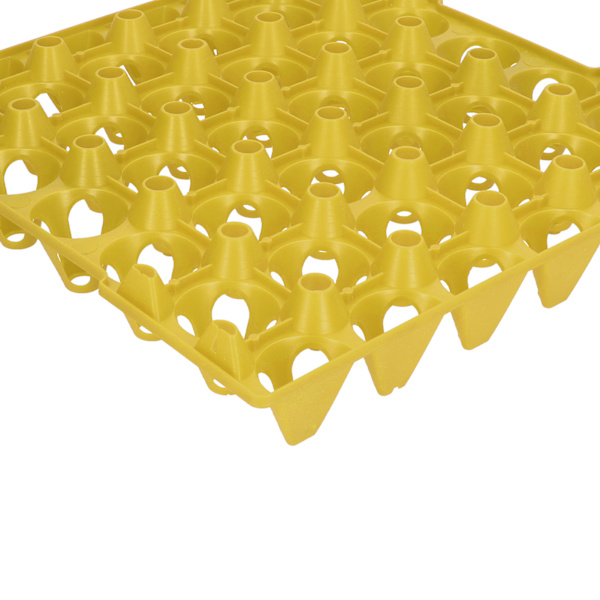 5PCS Plast Egg Flats 30 Cell Egg Kasser Holder Brett for Oppbevaring Transport Hjem Gård Tilbehør Gul