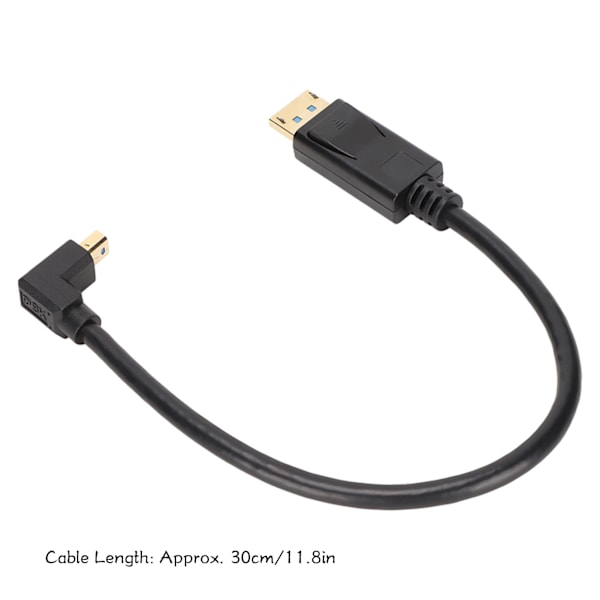 DP till MiniDP-adapter Multifunktionell Stödjer 8K 60Hz 4K144Hz Bidirektionell Överföring Mini DisplayPort-adapter Nedåtböjd