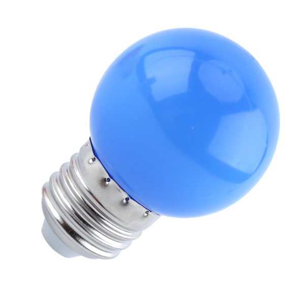 2W E27 Färgglad Rund LED-boll Ljuslampa Globlamp Hem Bar Butik Dekoration Blå