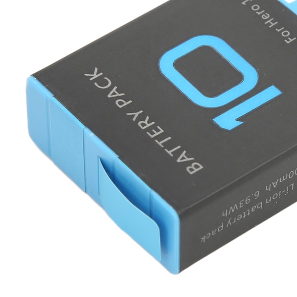GoPro Hero 9 10 Ersättningsbatteri, Högkapacitets Uppladdningsbart Batteritillbehör för Hero 9 Black, Långvarig Kraft för Dina Äventyr