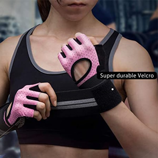 Vikter Gym Workout Handskar med handledsstöd för