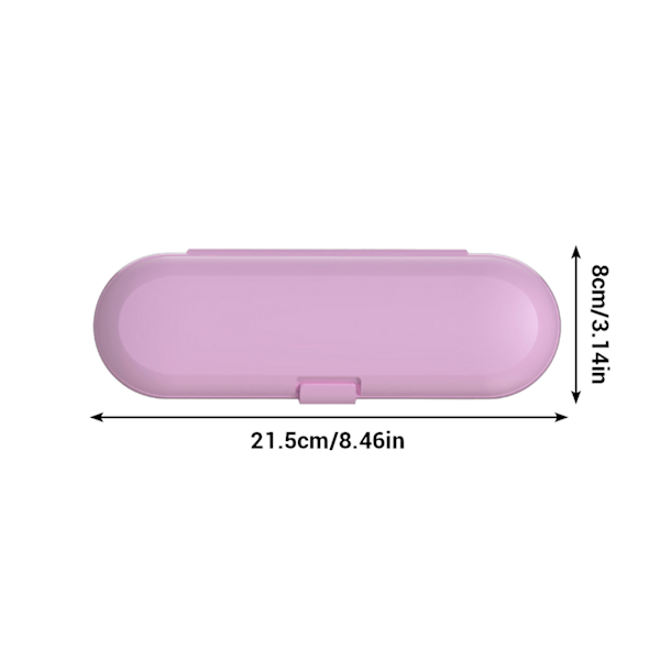 Bärbar elektrisk tandborsthuvud resefodral skyddsförvaringslåda