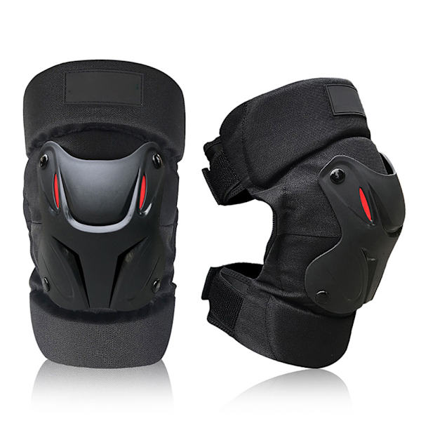 1 par knäskydd justerbar ergonomisk led design knäskydd för motorcykel cykel skateboard