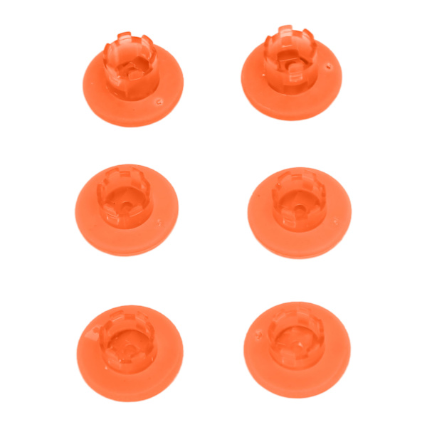 3D Joystick-knappskydd 6 i 1 Förhindrar Glidning Ersättnings Tumgrepp för PS5 Elite-kontroll Orange