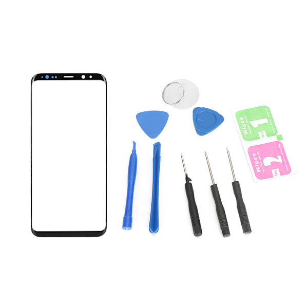 Kaareva karkaistu lasinen näytönsuoja kalvo kovuus lisävaruste Samsung S8+ G955 puhelimeen