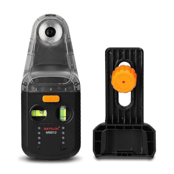 Laser-vaterpass med linjelaser, borestøvsamler, laserstativ og laser