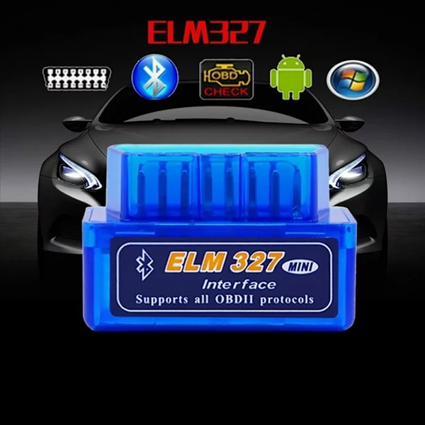 Obd2-skanner Bluetooth Bluetooth Bluetooth Mini Elm327 Obd2 Ii Auto Car Obd2 Diagnostisk grensesnitt Skannerverktøy