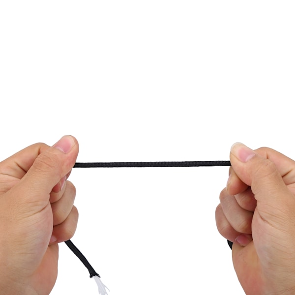 Reflekterande Paracord, Användningssnören för fastspänning av utrustning, Nunchakus Kopplingsrep, Stick Handle Rope - Slitstark - Snabbtorkande - 100 M Svart