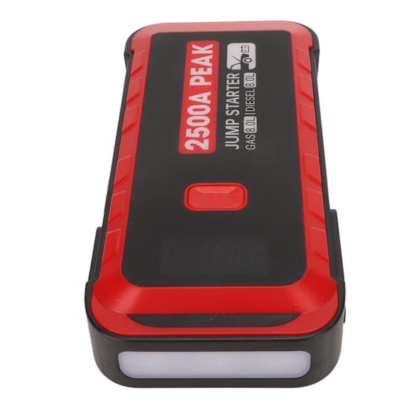 Auton akkuvirtalähde 2500A 25800mAh USB-pikalataus LCD-näyttö Kannettava virtalähde 12V ajoneuvoille retkeilyyn