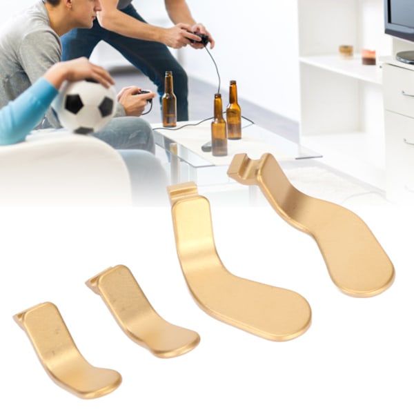 4 st Controller Paddles i rostfritt stål, reservdelar för Xbox One Elite Controller Series 2 Modell 1797Gold