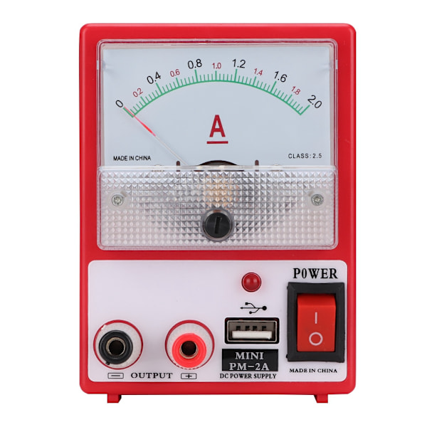 PM-2A Mini bærbar multifunksjonell intelligent strømforsyning voltmeter for mobiltelefon