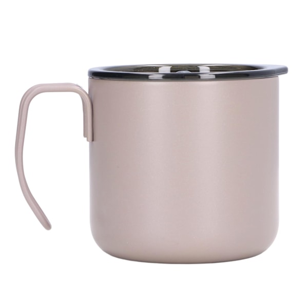 Dubbelväggsisolering för optimal temperaturkontroll, portabel kaffemugg med silikonförseglingslock, vakuumisolerad rostfri stål mugg, mat