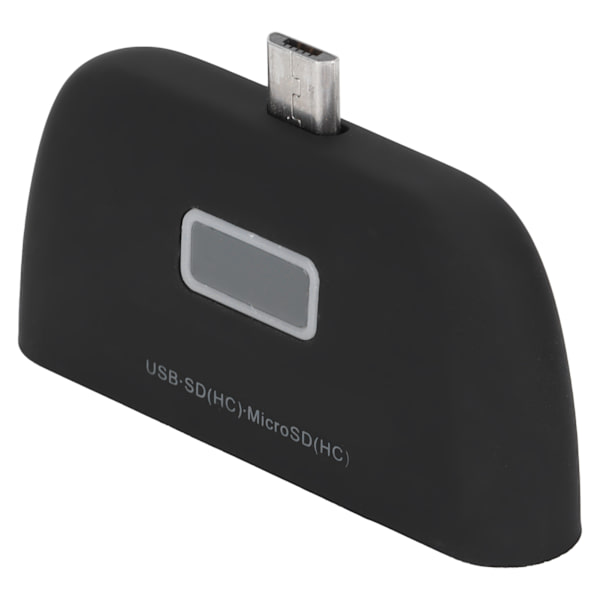 Mini Multifunktion 4 i 1 Smart Læser OTG Kortlæser med Micro USB Opladningsport