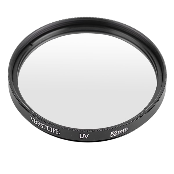 VBESTLIFE Universal Ultra Slim UV-filterbeskyttende filtre til DSLR-kameraer 52mm