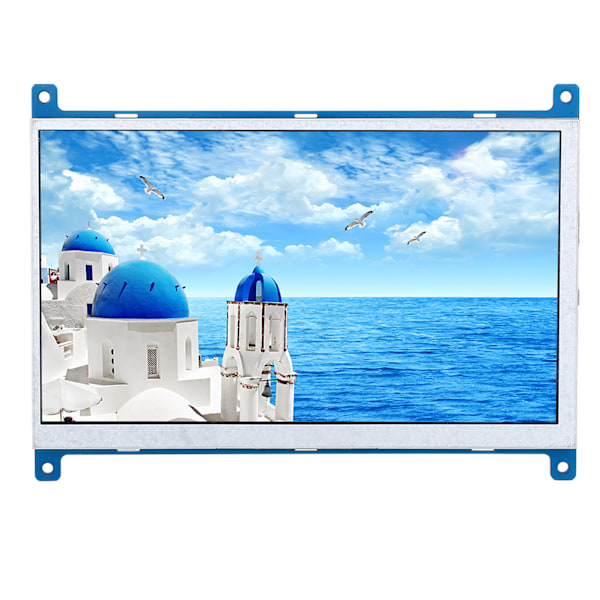 7-tuumainen näyttö 1024 x 600 HD TFT-näyttö HDMI-tuloliitännällä Raspberry Pi 4B/3B -näytölle