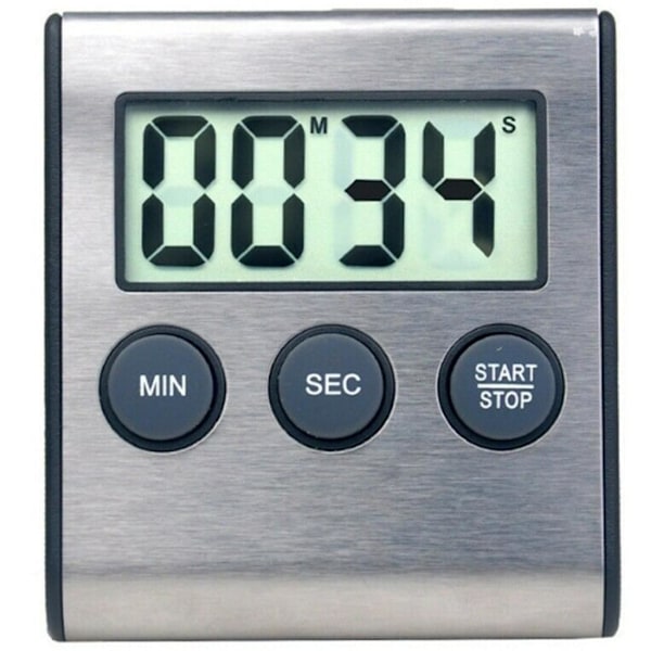 Modern LCD Design Nedräkningstimer, Multifunktionell Timer För Matlagning Och Möten, Lätt Att Använda Med Högt Alarm, Digital Kökstimer
