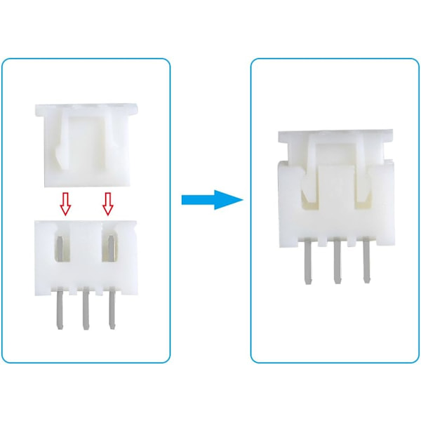 Anpassningsbart DIY-projektkit för att bygga batterier, JST-XHP-kontaktkompatibel, slitstark nylon och förtennade kopparmaterial säkerställer god ledningsförmåga