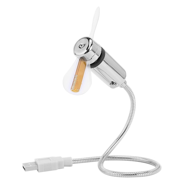 Flexibel LED-programmerbar meddelandeskärm Mini RGB USB-fläkt för PC Notebook Laptop