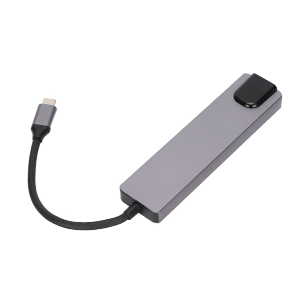 Hub 5 i 1 USB C Multiport Snabb Enkel Laddning 4K Högupplöst Multimediagränssnitt Gränssnitt Hub Kortläsare