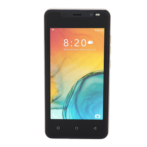4,66 tuuman FHD-näytön älypuhelin 1G 8G Dual Sim -matkapuhelin kasvojentunnistuksella Android 10 100-240V