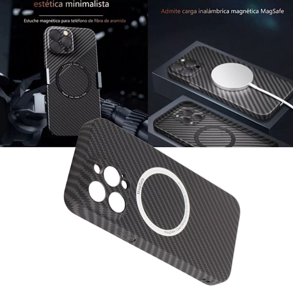 Plastfodral All Inclusive Magnetisk Absorptionsskyddande Skal för IPhone 14 Pro Max