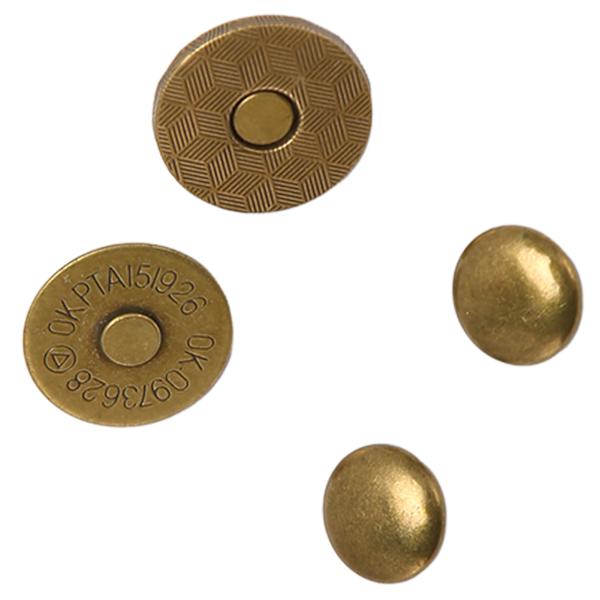 50 sæt magnetiske knaplåse 18x2mm tynde høj hårdhed legering magnetiske lukninger pung hardware til tøj