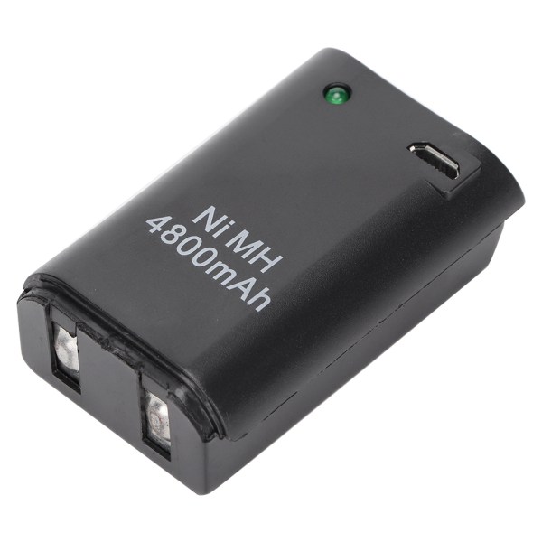 2-i-1 4800mAh Genopladelig Gamepad Ni MH Batteri Til Xbox 360 Controller Konsol