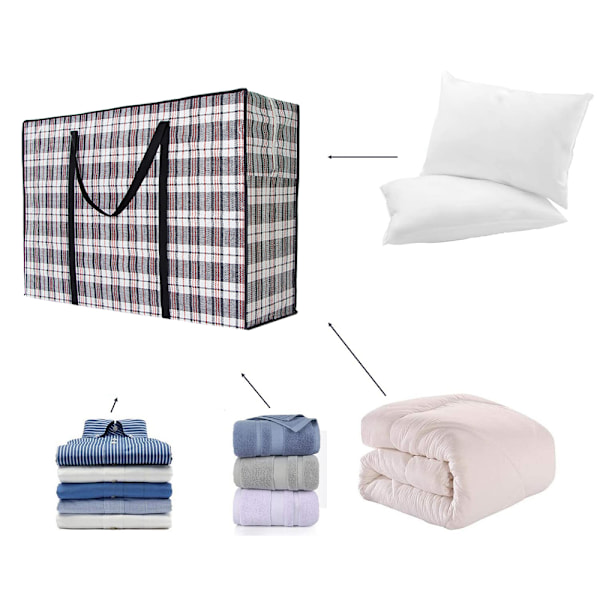 Packning bagage väska bärbar täcke kläder förvaringsväska