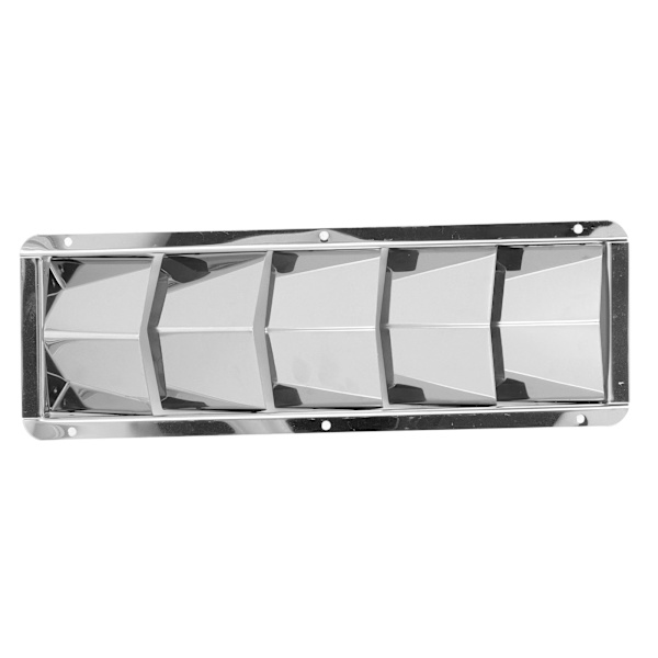5 Slots Båd Louvered Vent Rektangel Anti-korrosion Anti-rust Båd Marine Rustfrit Stål Vent til Yachter