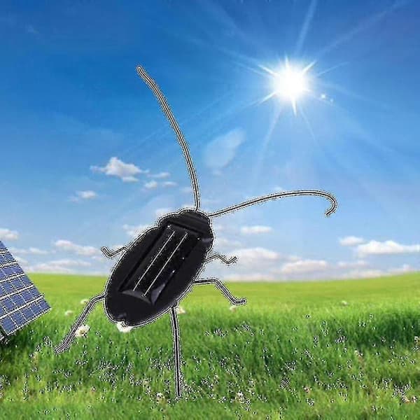 Solcelled Simulert Insekt (1 stk) Svart