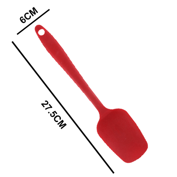 Silicone one-piece spatula scoop household baking tool small cak