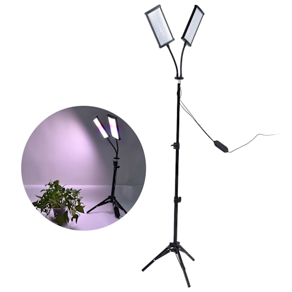 LED plantevækstlys USB dæmpbar plantelampe fuldt spektrum timer